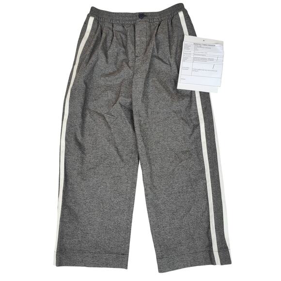J‎ Crew Crewcuts Ollie Faux Wool Pants Girls 6-7 Heather Carbon Gray NWT Preppy - Picture 1 of 8